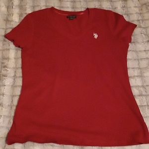 US Polo Assn Red T-shirt